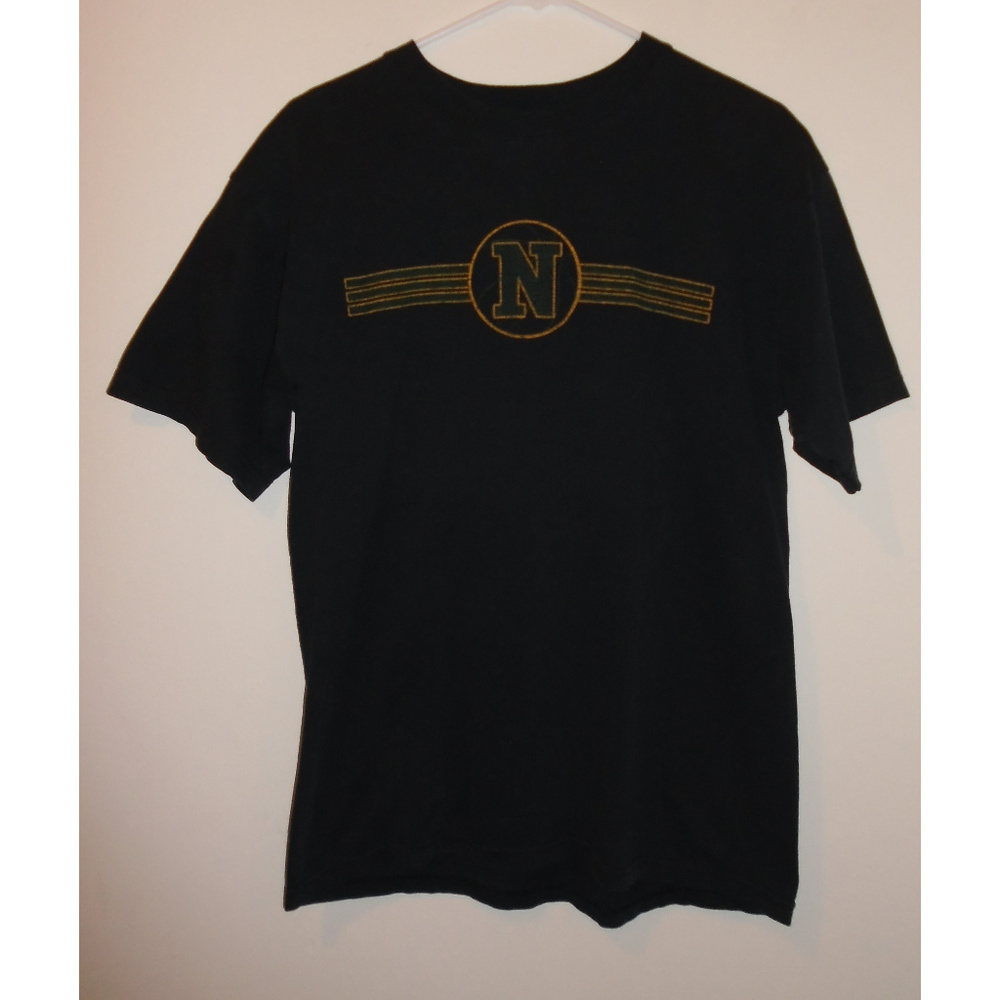 Gildan Men's Navy Blue Nike Basketball Logo Tee